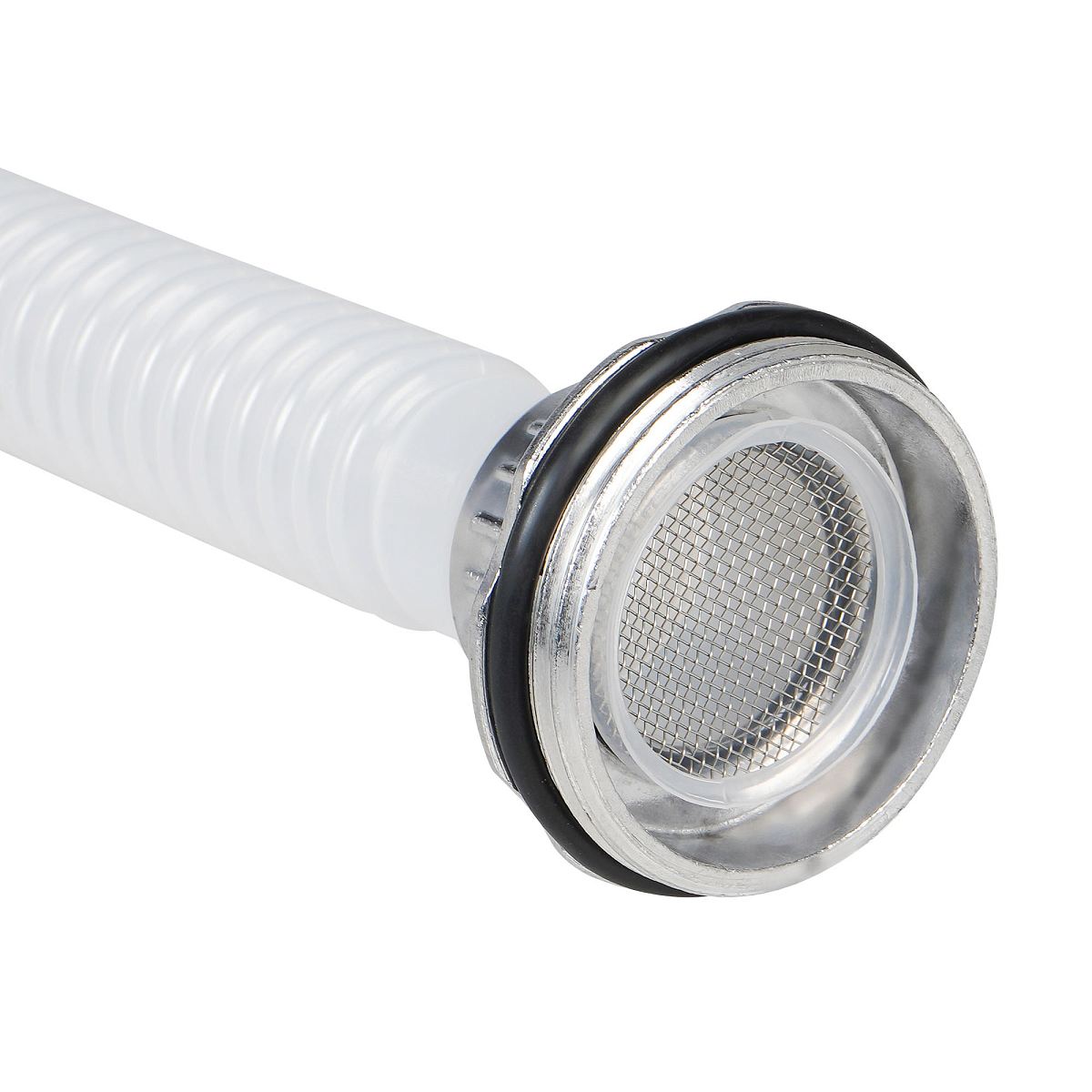 Носик гофрированный для стальных канистр с резьбовой крышкой