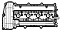 Крышка клапанная для а/м Hyundai Solaris (10-)/Kia Rio (10-)/Сeed (07-)/Cerato II (09-) 1.4i/1.6i (с прокл.)
