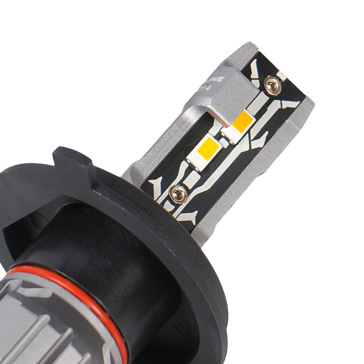 Лампа светодиодная H4 STANDARD, 17Вт, 4000Лм (2000Лм x 2), 3000К (Желтый), 12В, комплект 2 шт. МП-серия