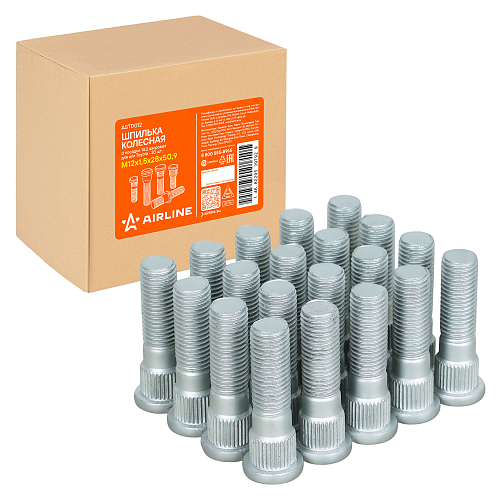 Шпилька колесная M12x1,5x28x50,9, d посадки 14,2, дакромет для а/м Toyota