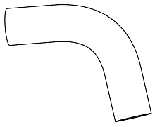 Патрубок охл. для а/м Mitsubishi Outlander (12-) 2.0i АТ нижн. от рад. (EPDM, 1 шт.)