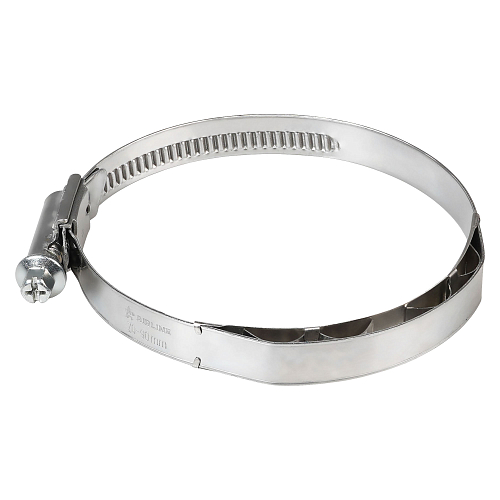 Хомут червячный 70-90/12мм с пружинной вставкой, W2 (нерж.)