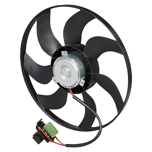 Электровентилятор охлаждения для автомобиля Opel Astra J (10-) (без кожуха; с резист.)