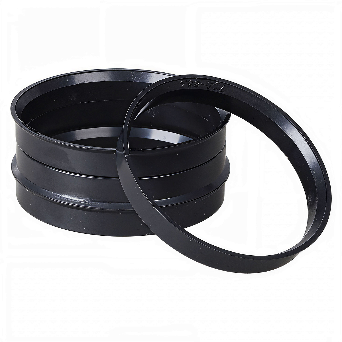 Кольцо центровочное для литого диска 67.1-63.4мм, комплект 4 шт., пластик