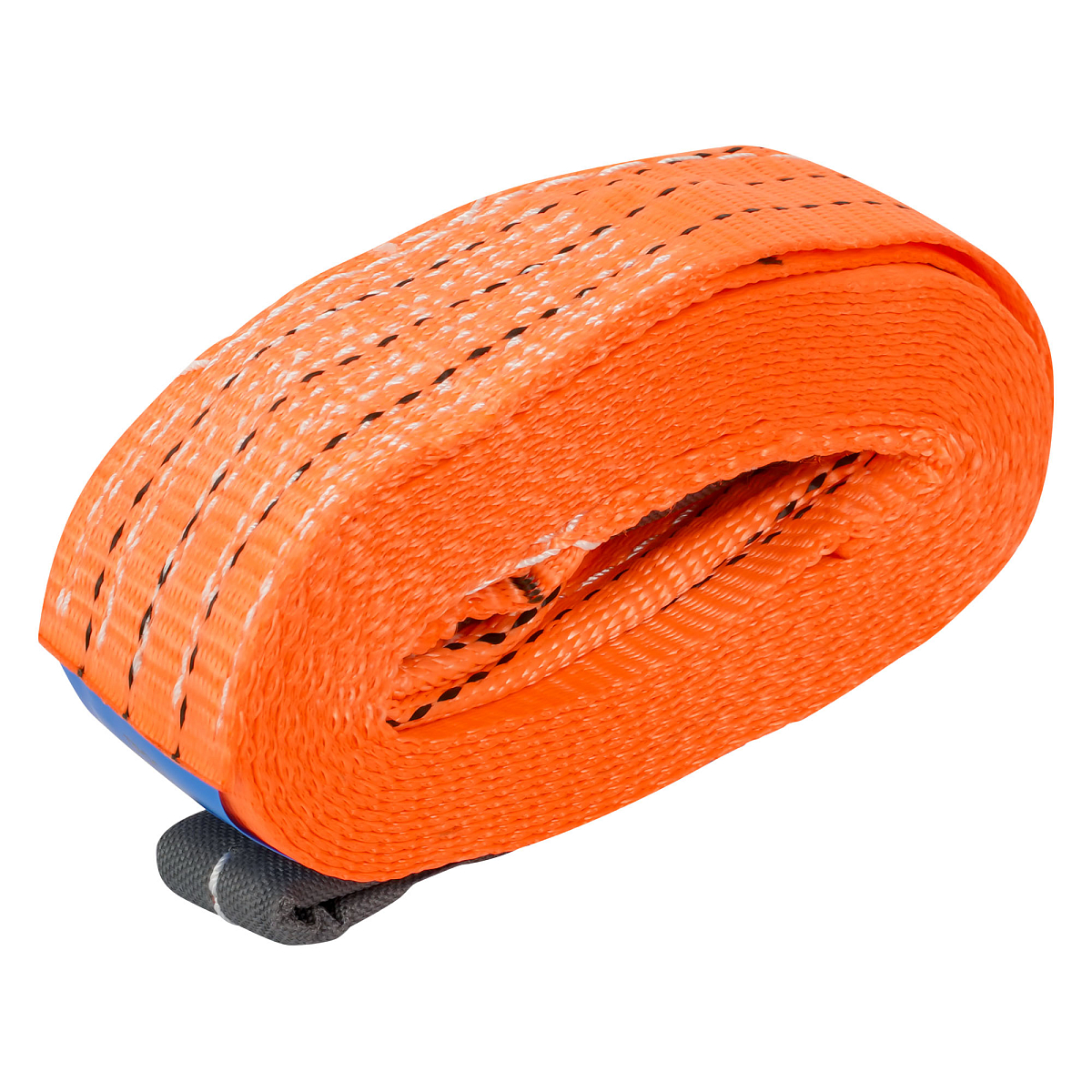 Трос VIP буксировочный усиленный (лента) 5 т, 5 м, без крюков, с мешком