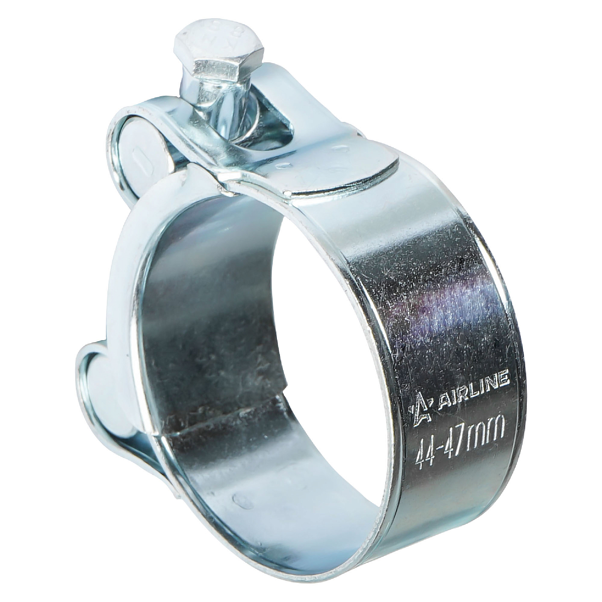 Хомут силовой 44-47/22мм, шарнирный, W1(оцинк.)