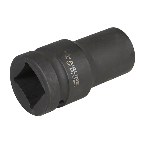 Головка ударная торцевая 1"DR шестигранная 21мм, L=90мм