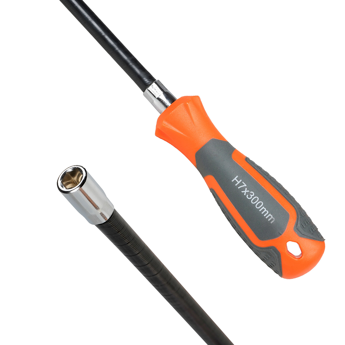 Отвертка гибкая торцевая для хомутов 7мм, 300мм