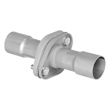 Соединение труб глушителя (комплект фланцев в сборе) FL-50 L=232мм (алюминизированная сталь)