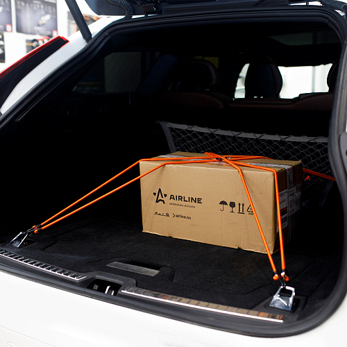 Резинки-стяжки набор "Паук" 4шт.-80 см, D-8 мм (металлические крючки)