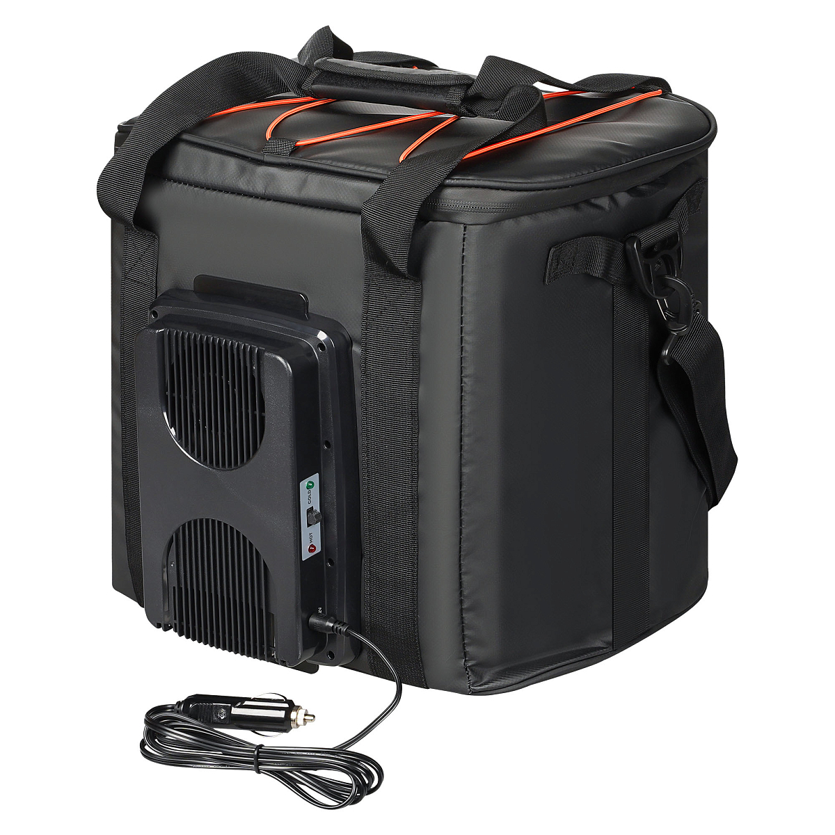 Сумка-холодильник термоэлектр. "Black Edition" 30 л, охлажд/нагрев 12В, 55/68Вт, 36*33*26см, черная