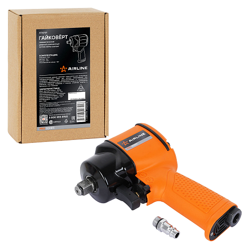 Гайковерт пневматический ударный композитный 1/2"DR 610Нм PRO компакт