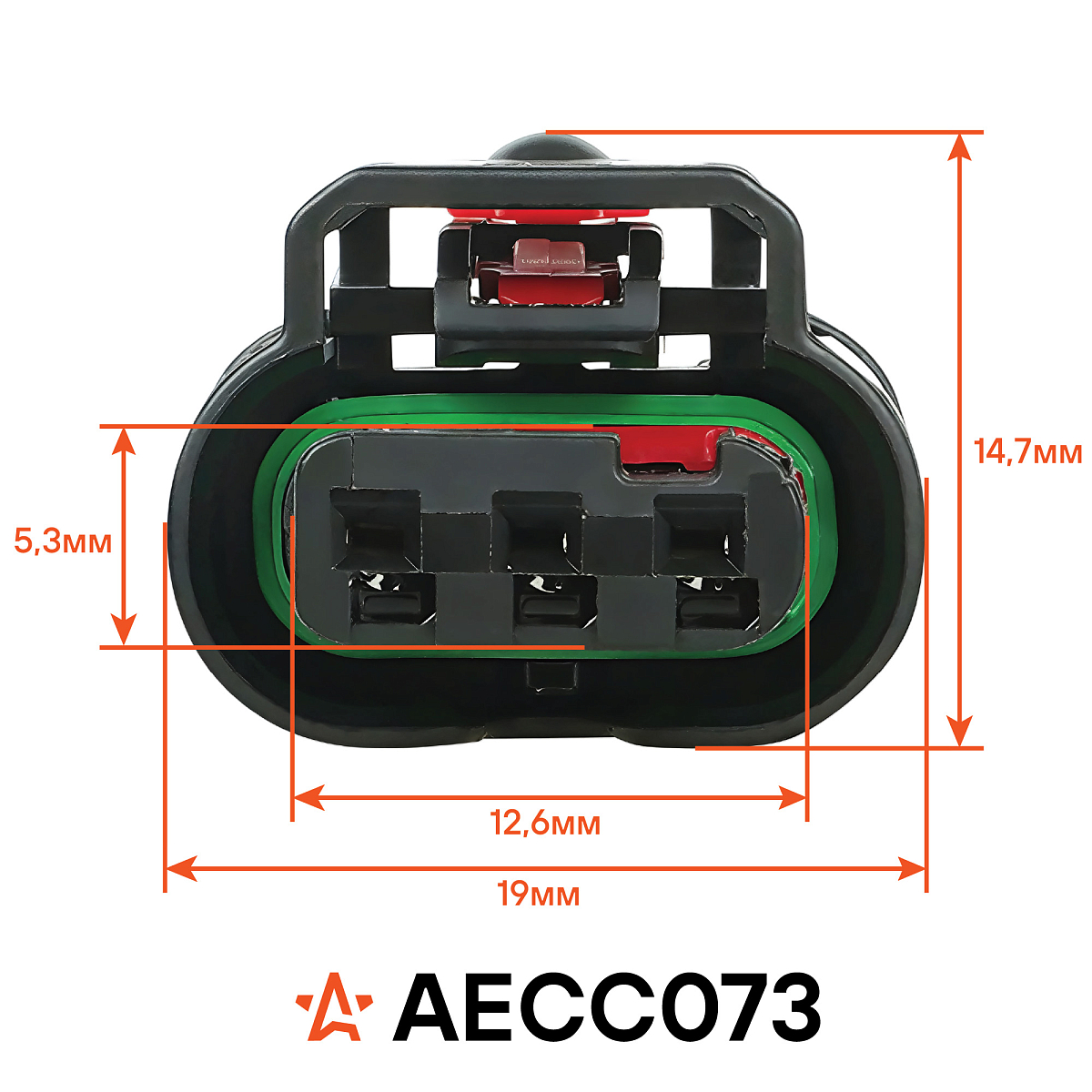 Разъём 3 pin с проводами для катуш.зажиг. ГАЗ/УАЗ; для датчика фазы Chevrolet/Opel; для парктр. BMW