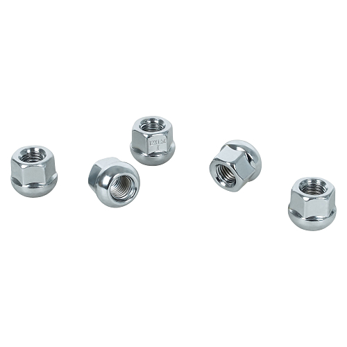 Гайка колесная M12x1,5x19,5, сфера R12, ключ 19, открытая, хром, 20 шт для а/м Honda