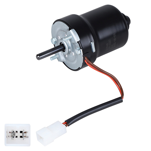 Электродвигатель вентилятора отопителя для автомобилей ГАЗ, МАЗ (МЭ237) 24В (без крыльчатки, шариковые подшипники)