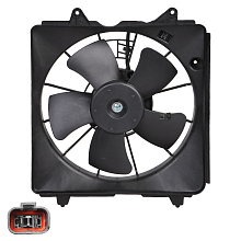 Электровентилятор охлаждения для а/м Honda Civic 4D (06-) (с кожухом)