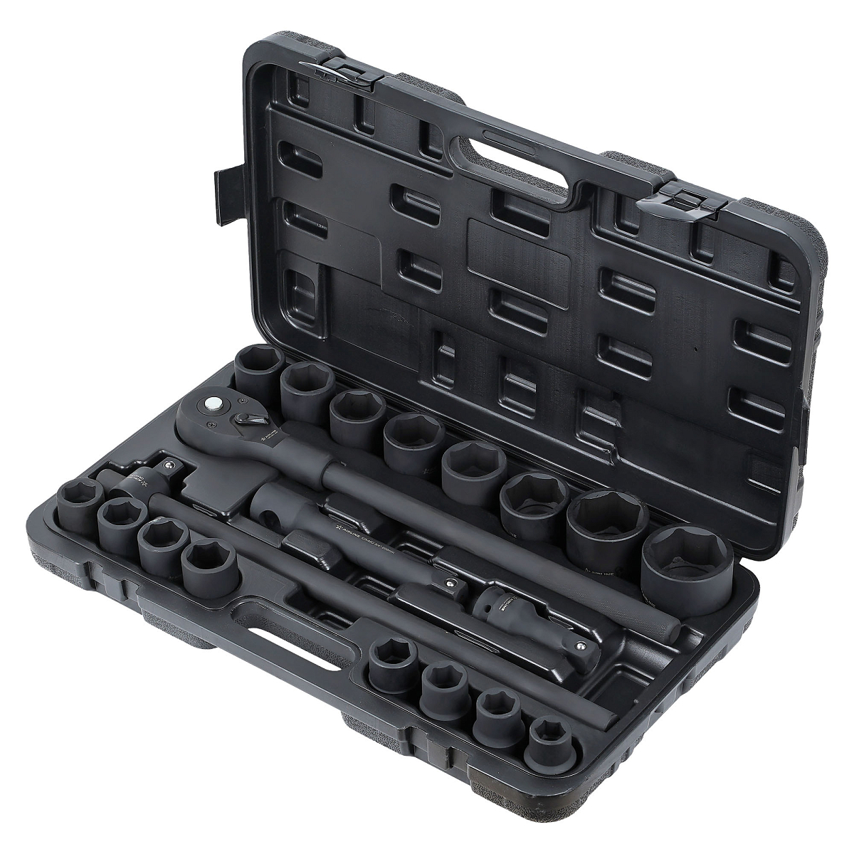 Набор головок ударных 3/4"DR L=56мм, 20пр. (19-50мм) пласт.кейс