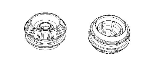 Опора амортизатора для автомобилей Nissan Note (12-) (передняя без подшипника)