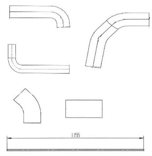 Патрубки охл. для а/м ZAZ-Daewoo Sens (02-) 1.1i/1.3i (EPDM, кмпл., 6 шт.)