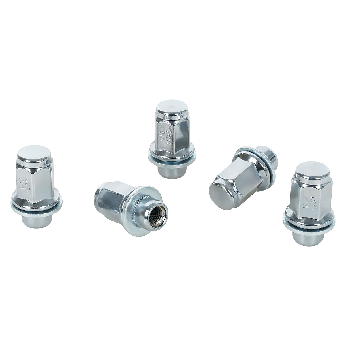 Гайка колесная M12x1,5x47, несъемная шайба, ключ 21, закрытая, хром, 20 шт для а/м Toyota/Lexus