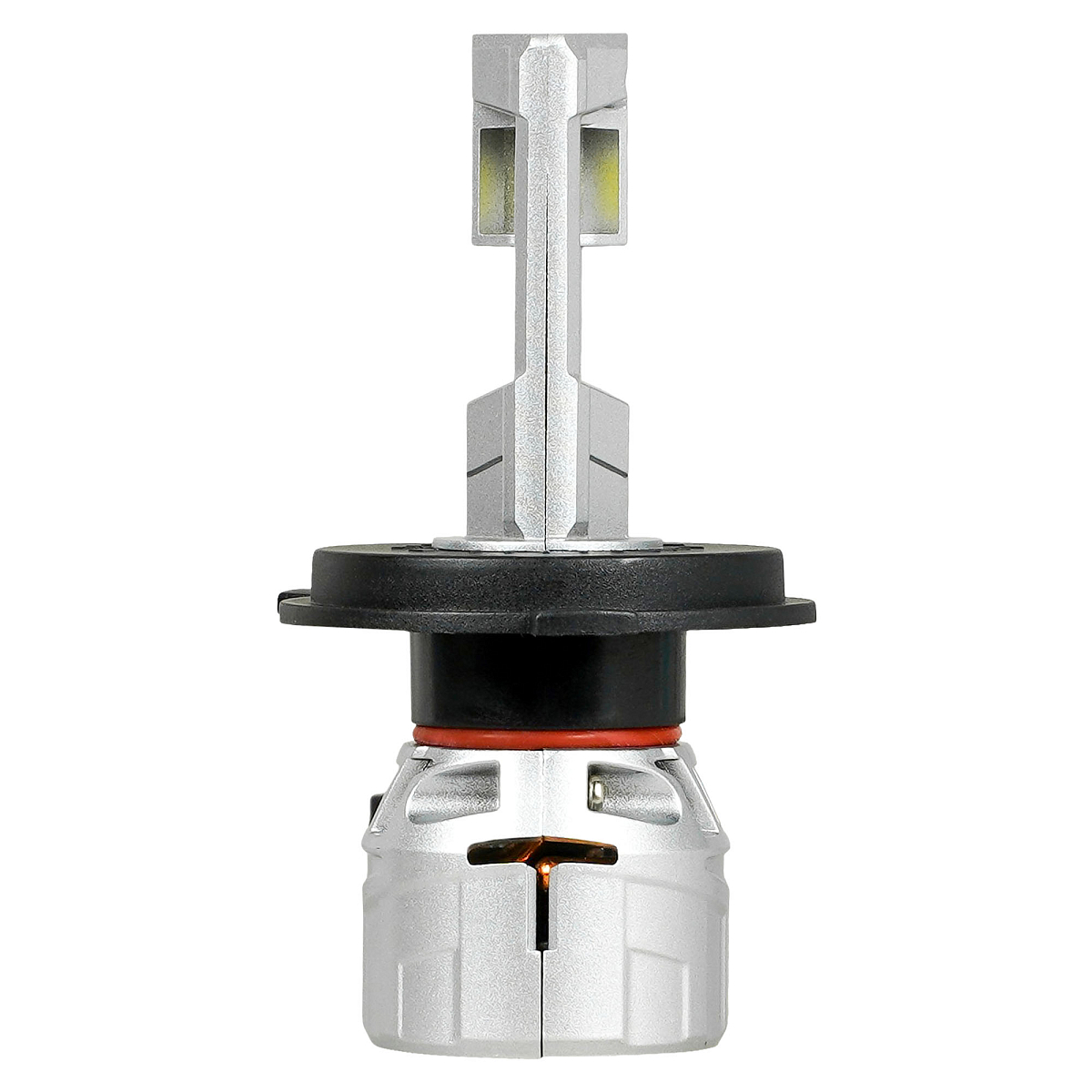 Лампа светодиодная H4 ULTRA, 55Вт, 10400Лм (5200Лм x 2), 6500К (Белый), 12/24В, комплект 2 шт.