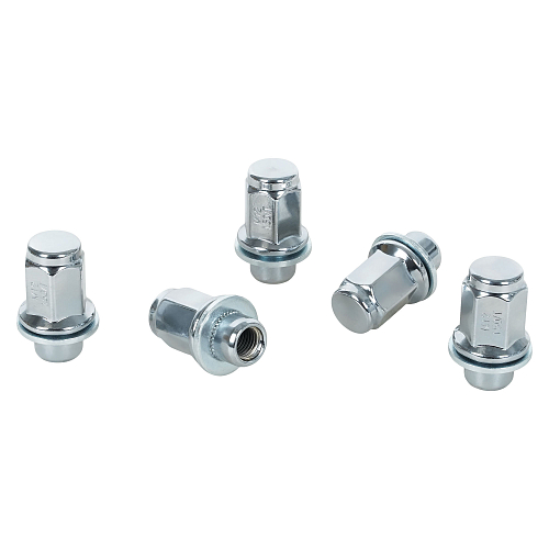 Гайка колесная M12x1,5x47, несъемная шайба, ключ 21, закрытая, хром, 20 шт для а/м Toyota/Lexus