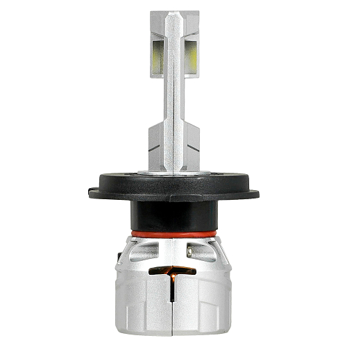 Лампа светодиодная H4 ULTRA, 55Вт, 10400Лм (5200Лм x 2), 6500К (Белый), 12/24В, комплект 2 шт.