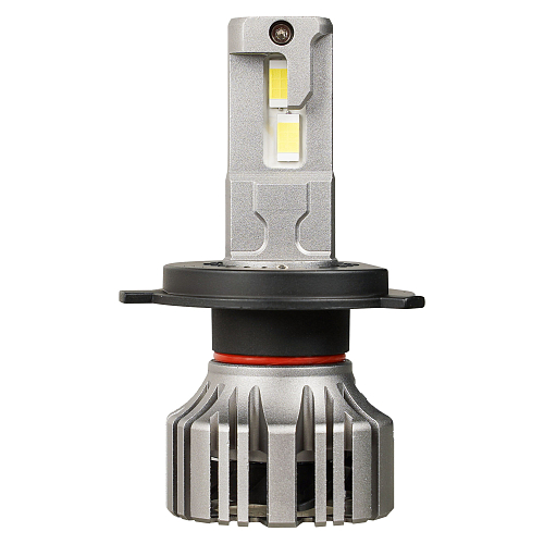 Лампа светодиодная H4 PRO, 50Вт, 9200Лм (4600Лм x 2), 6000К (Белый), 12/24В, комплект 2 шт.