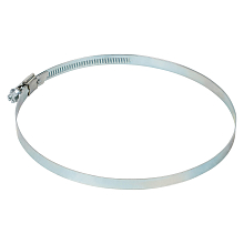 Хомут 130-150/9мм, червячный, усиленный, W1(оцинк), 1 шт.