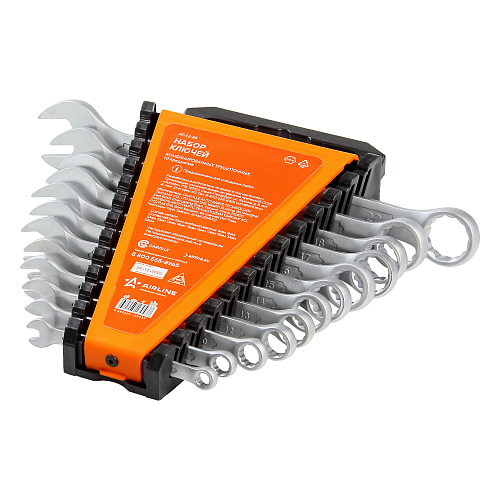 Набор ключей комбинированных PRO 12пр. (6-22мм) холдер