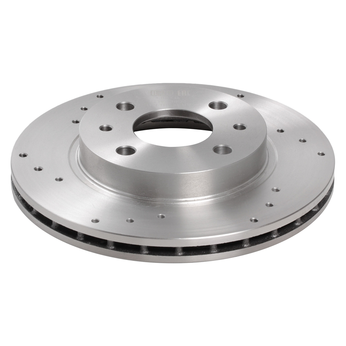 Комплект тормозных дисков и колодок для автомобилей Лада 2110 R13 передняя ось (перф + керам) (диск тормозной перфорированный 2 шт. + колодки тормозные керамические 1 комплект)