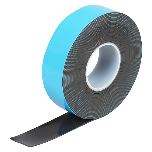 Лента двусторонняя клейкая (скотч), 25мм*5м, акриловая вспененная основа, черная