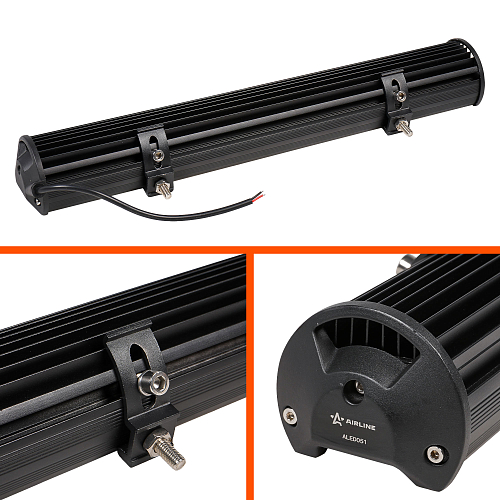 Фара (балка) светодиодная двухрядная, 42LED, комбинированный свет (дальний + ближний), 126Вт, 505х78х65мм, 12/24В