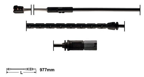 Датчик износа задних тормозных колодок для автомобилей BMW X5 (E70) (07-) / X5 (F15) (13-) / X6 (E71 / F16) (08-) L=1047