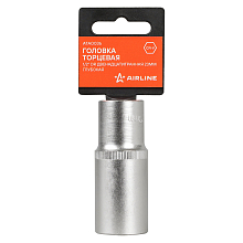 Головка торцевая 1/2"DR двенадцатигранная 23мм, L=78мм пласт.подвес