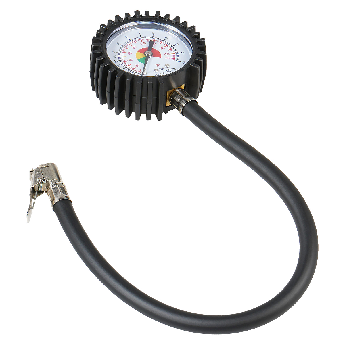 Манометр стрелочный 12 АТМ со шлангом 45см