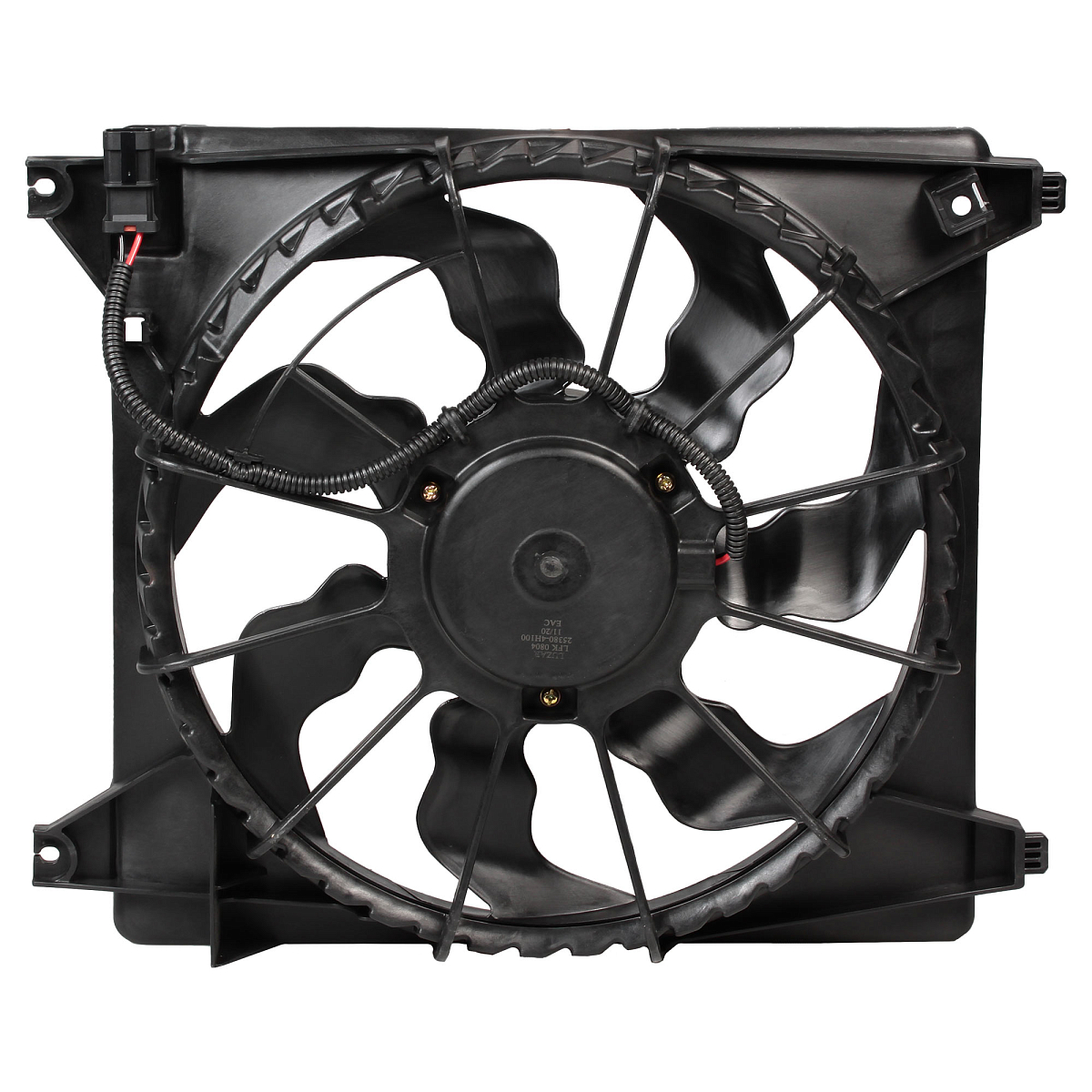 Электровентилятор охлаждения для автомобилей Hyundai Grand Starex (H-1) (07-) 2.5D (A2) (с кожухом)