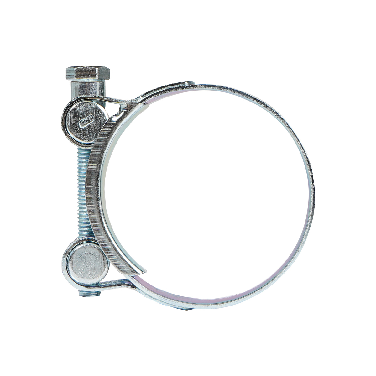 Хомут силовой 64-67/22мм, шарнирный, W1(оцинк.)