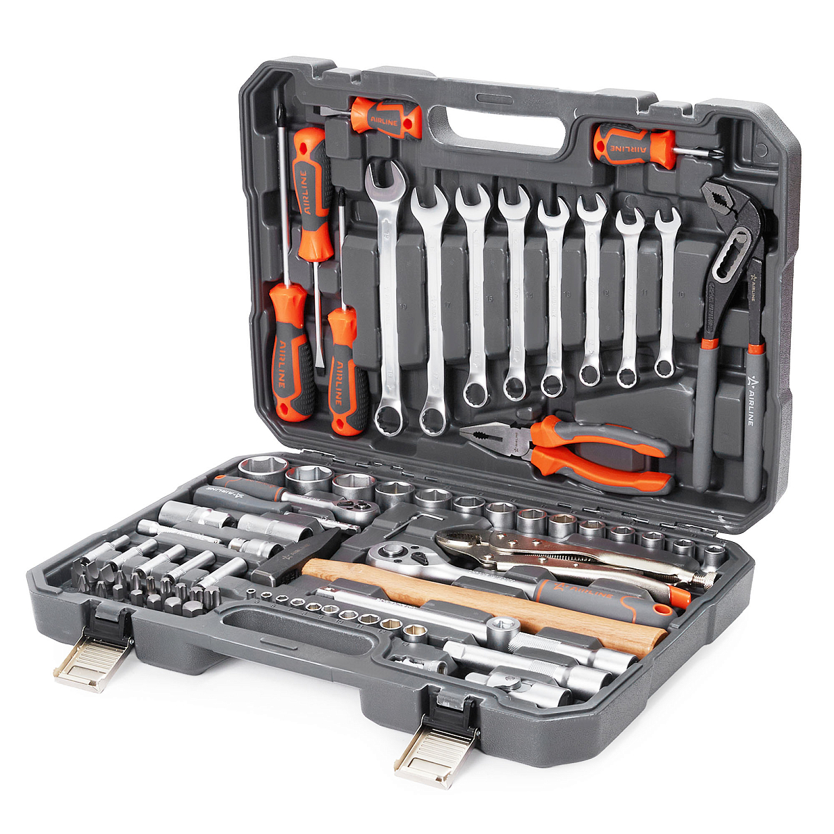 Набор инструментов универсальный 78пр. (головки 1/2", 1/4") кейс