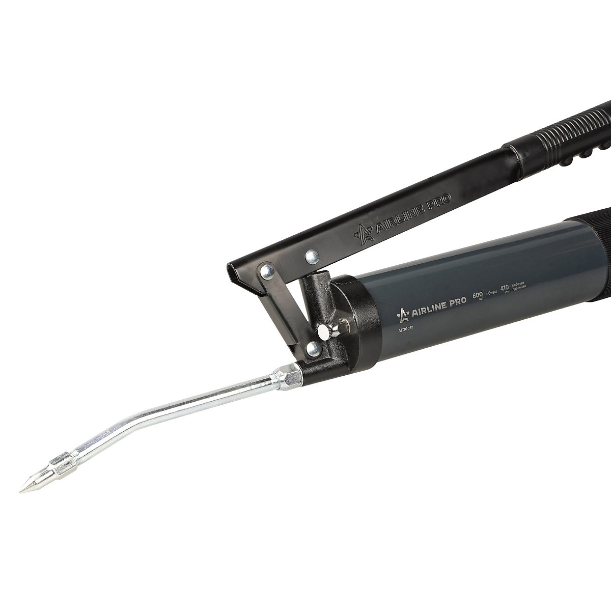 Шприц рычажно-плунжерный 600см3 PRO, клапан уд. воздуха (возможно примен. картриджа)