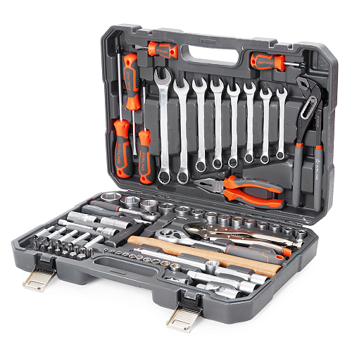 Набор инструментов универсальный 78пр. (головки 1/2", 1/4") кейс