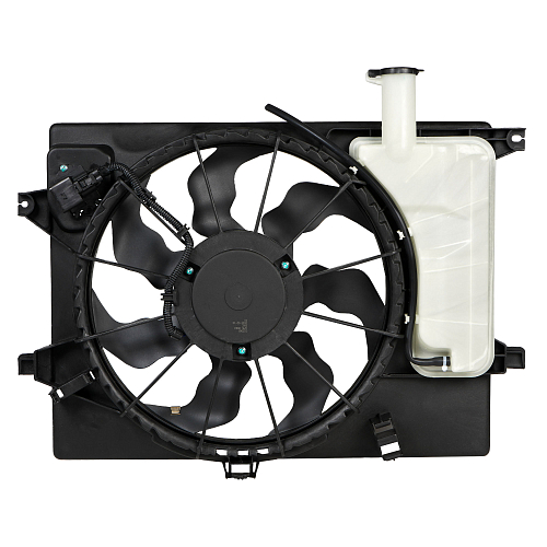 Электровентилятор охлаждения для автомобилей KIA CEED (12-)/Hyundai Elantra (MD) (11-) (с кожухом и резист.)