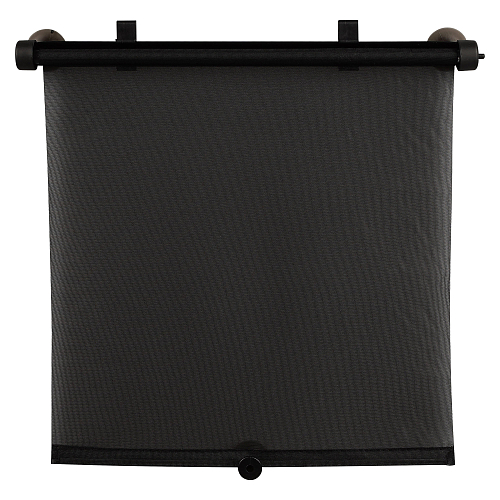 Шторки солнцезащитные 40*45см на боковые стекла, рулонного типа, компл. 2 шт., черные