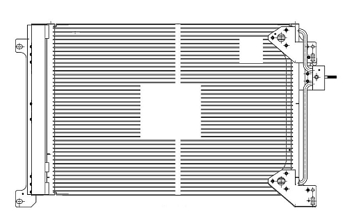 Радиатор кондиционера для автомобилей Iveco Stralis (02-)