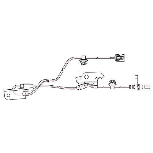 Датчик ABS для автомобилей Toyota RAV4 (06-)/RAV4 (12-) переднего левого колеса