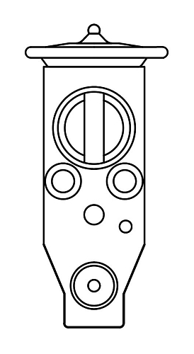 Клапан расширительный кондиционера (ТРВ) для автомобилей Qashqai (06-)/X-Trail (T31) (07-)