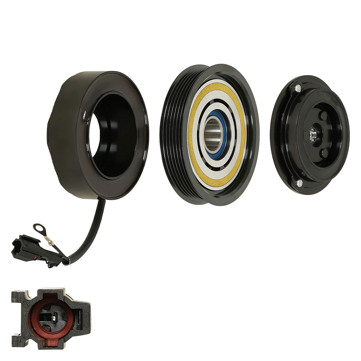 Муфта электромагнитная для компрессора кондиционера LCAC 0837 LUZAR