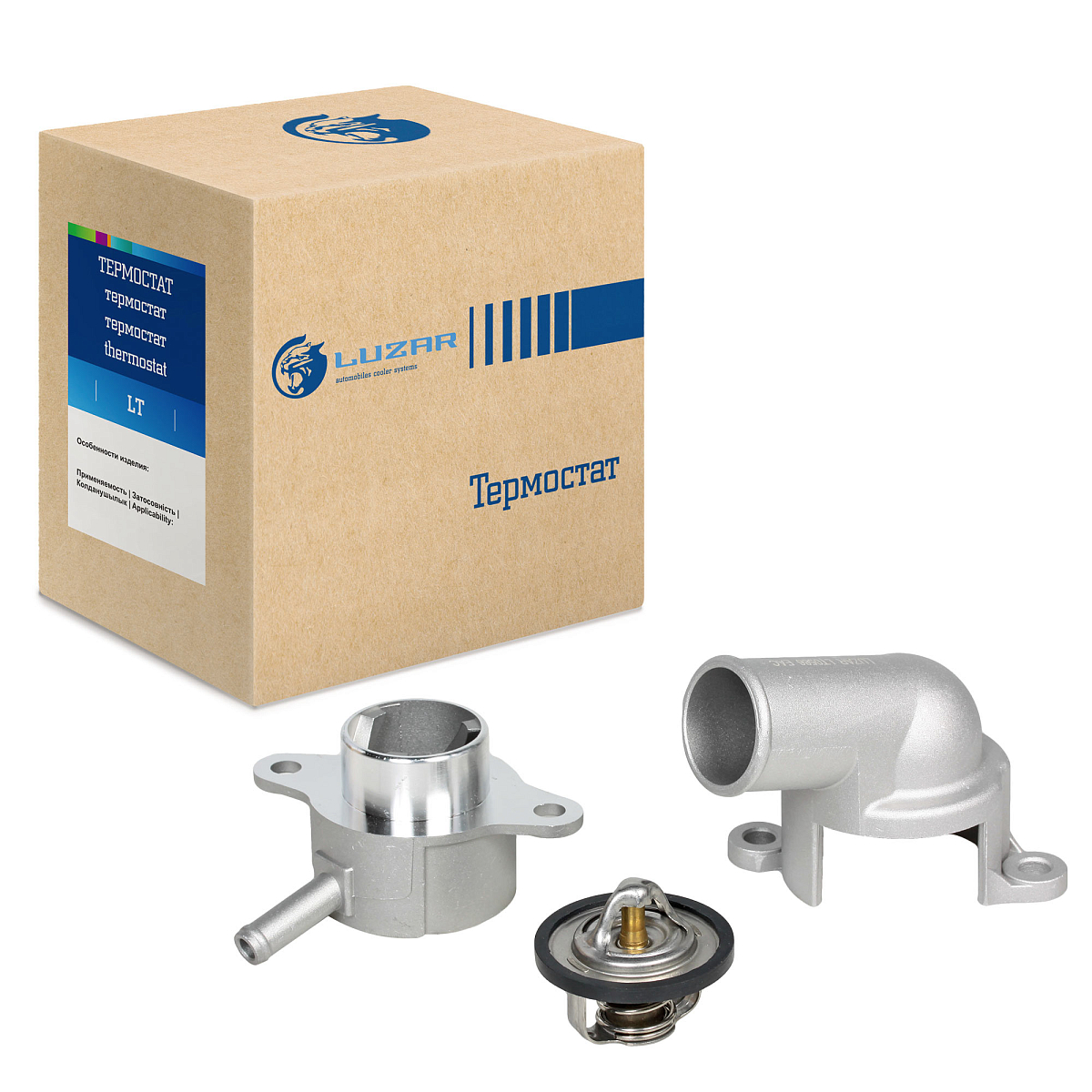 Термостат для автомобилей Chevrolet Lacetti (02-) [D4] (87°С) (с алюминиевым корпусом)