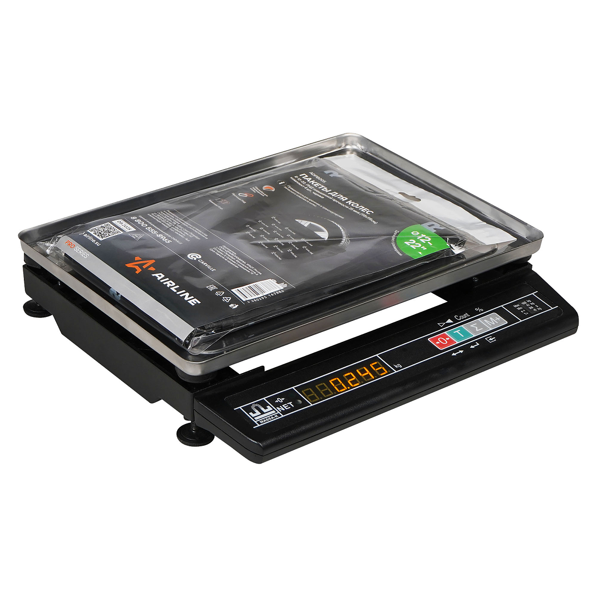 Пакеты для колес R12-22 PRO, 4 шт в пакете, 115x115 см, ПНД повыш.прочн. 25 мкм, черн.