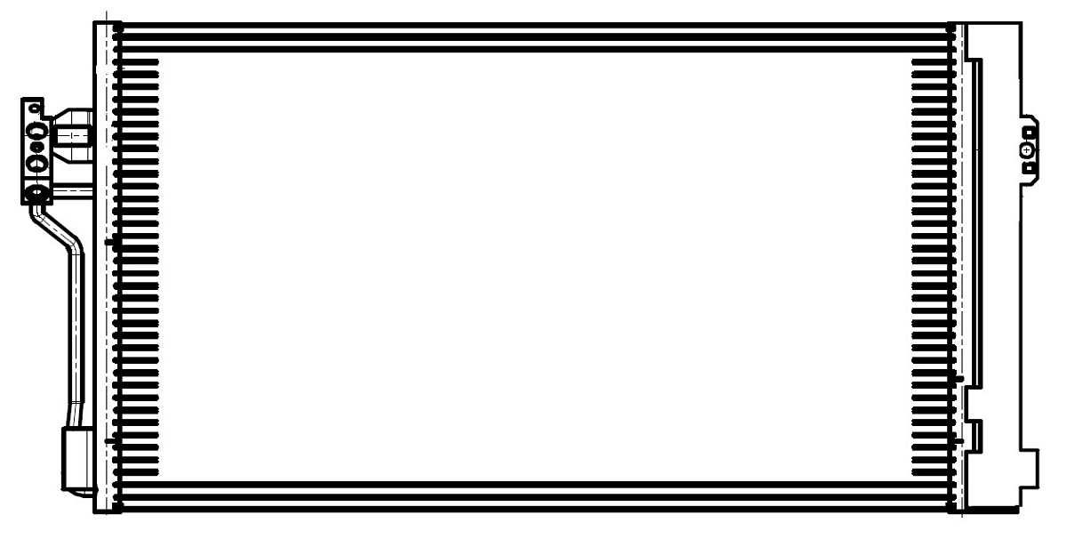 Радиатор кондиционера для автомобилей Mercedes-Benz Vito/Viano (03-)